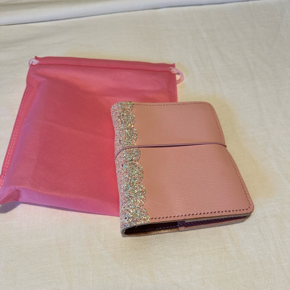 Pelle Studio Pink A6 Ring Planner